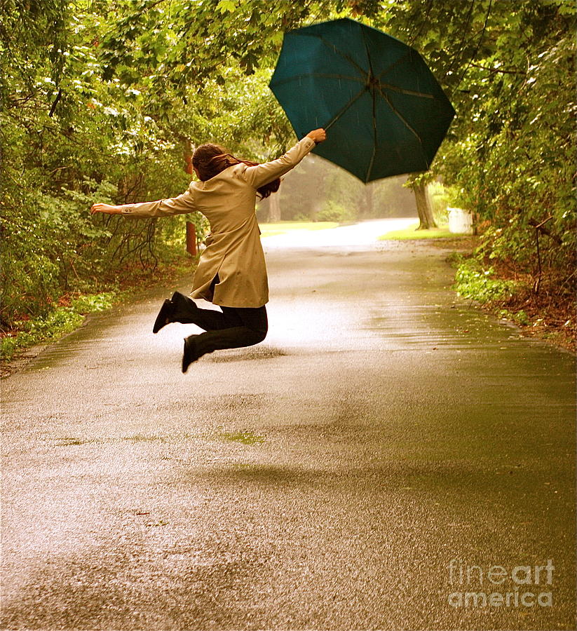 Dancing in the Rain Photograph by Susan Elise Shiebler