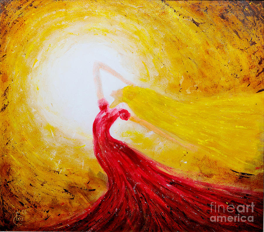 Dancing in the sun Painting by Martin Capek