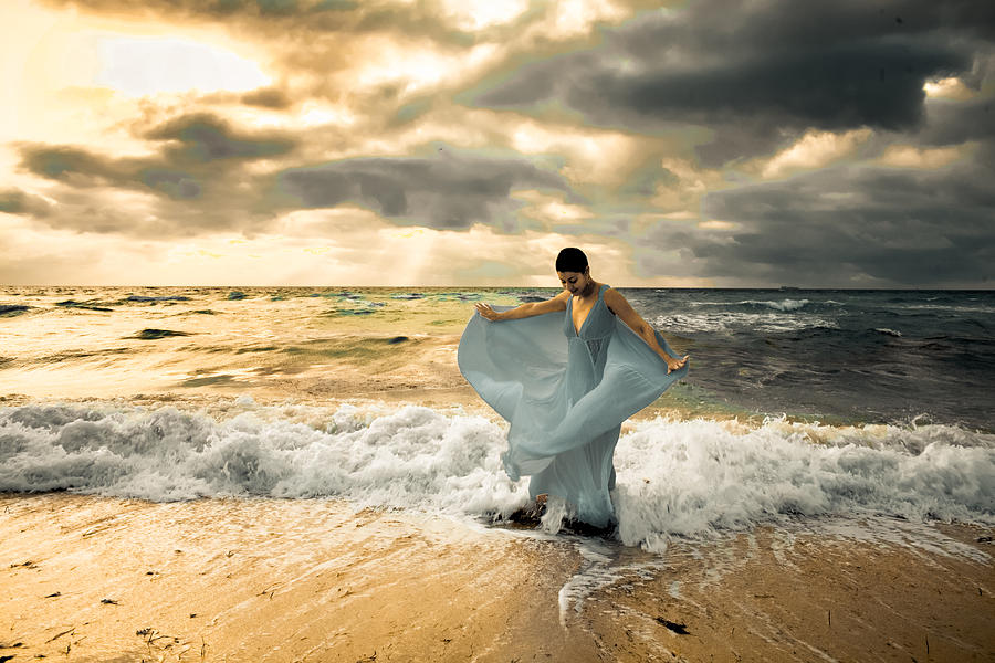 Dancing in the Surf Photograph by Matthew Pace