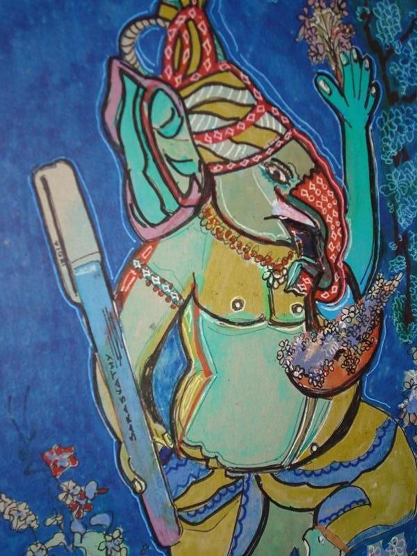 Dancing Painting by Lavanaya raman Rameshkumar