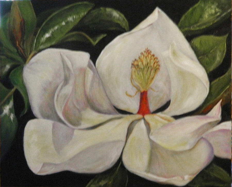 Dancing Magnolia Painting by Sandra Nardone