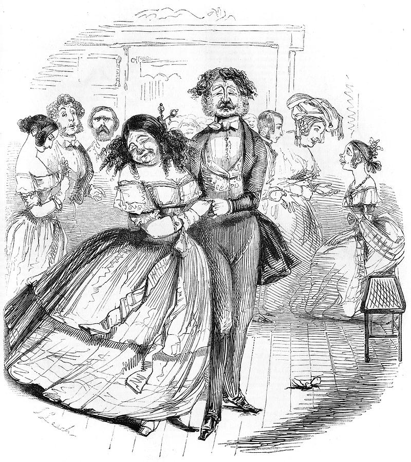 Dancing Partners At A Charity Ball Drawing by Mary Evans Picture ...