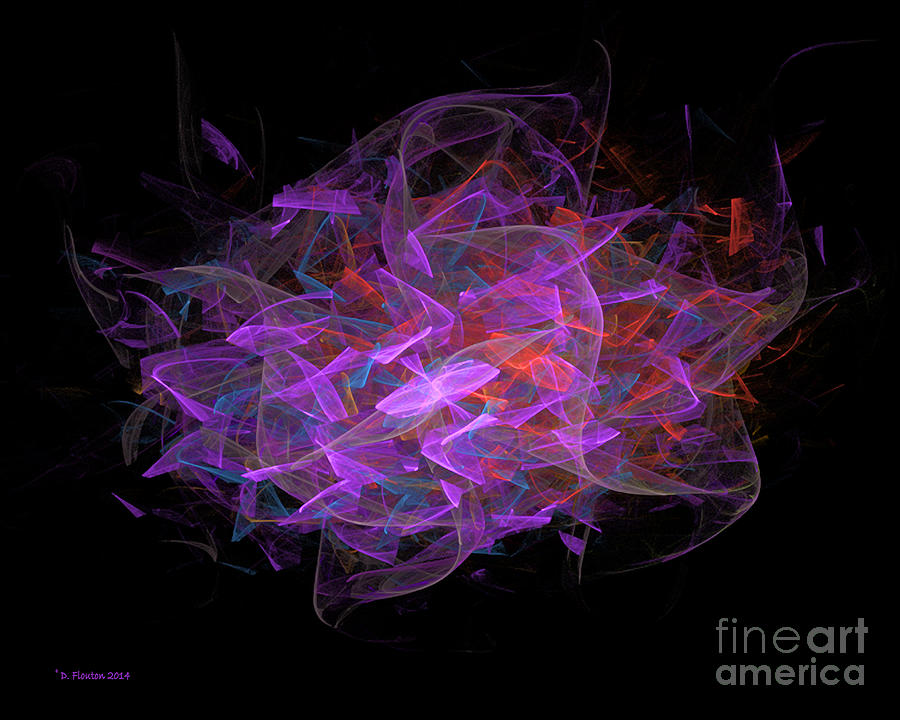 Dancing Ribbons 10 Digital Art by Dee Flouton
