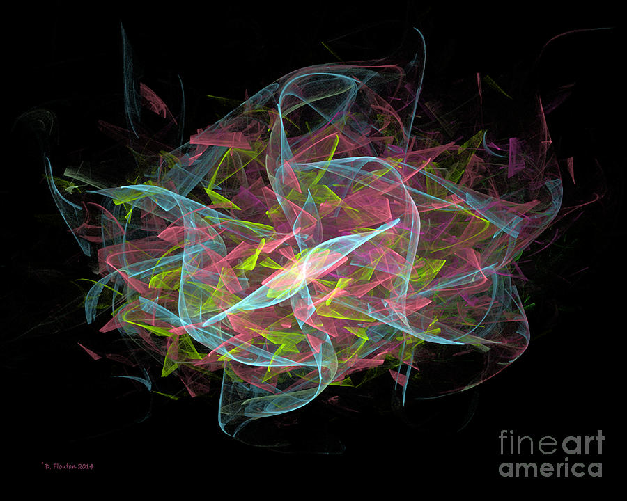 Dancing Ribbons 20 Digital Art by Dee Flouton