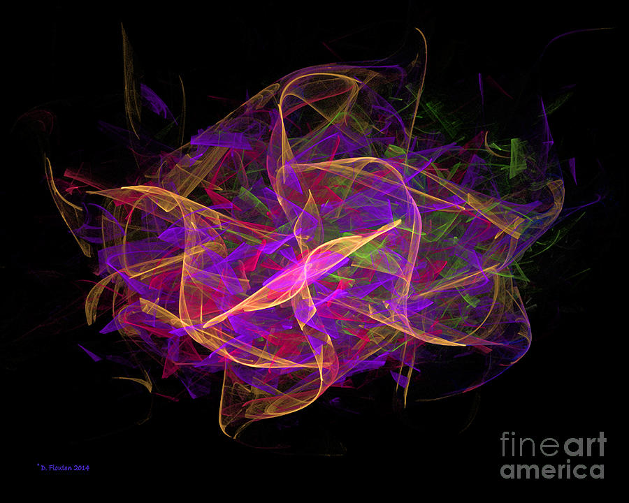 Dancing Ribbons 26 Digital Art by Dee Flouton