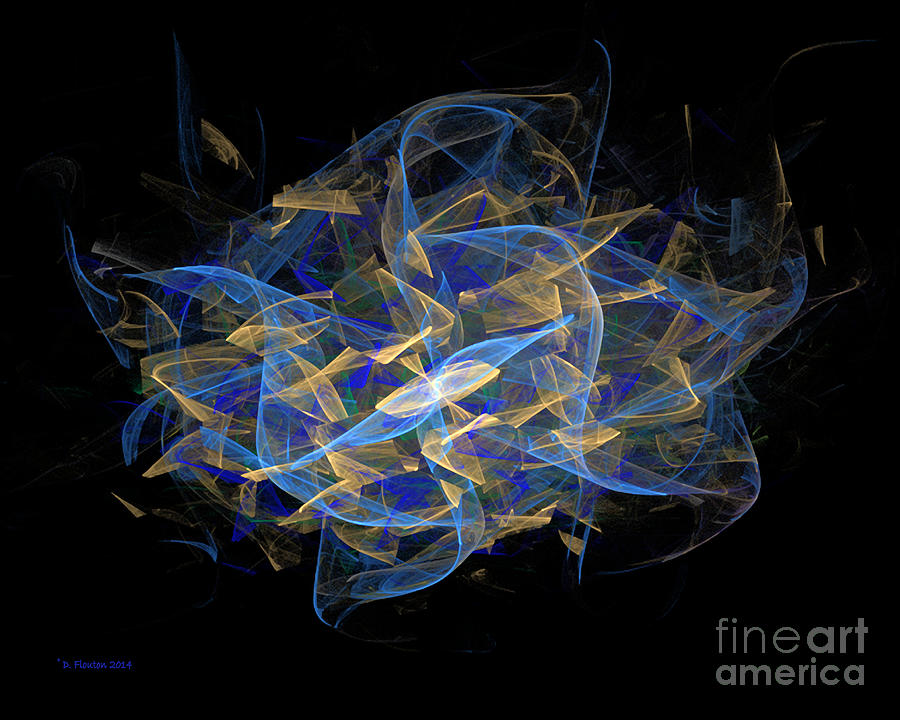 Dancing Ribbons 29 Digital Art by Dee Flouton