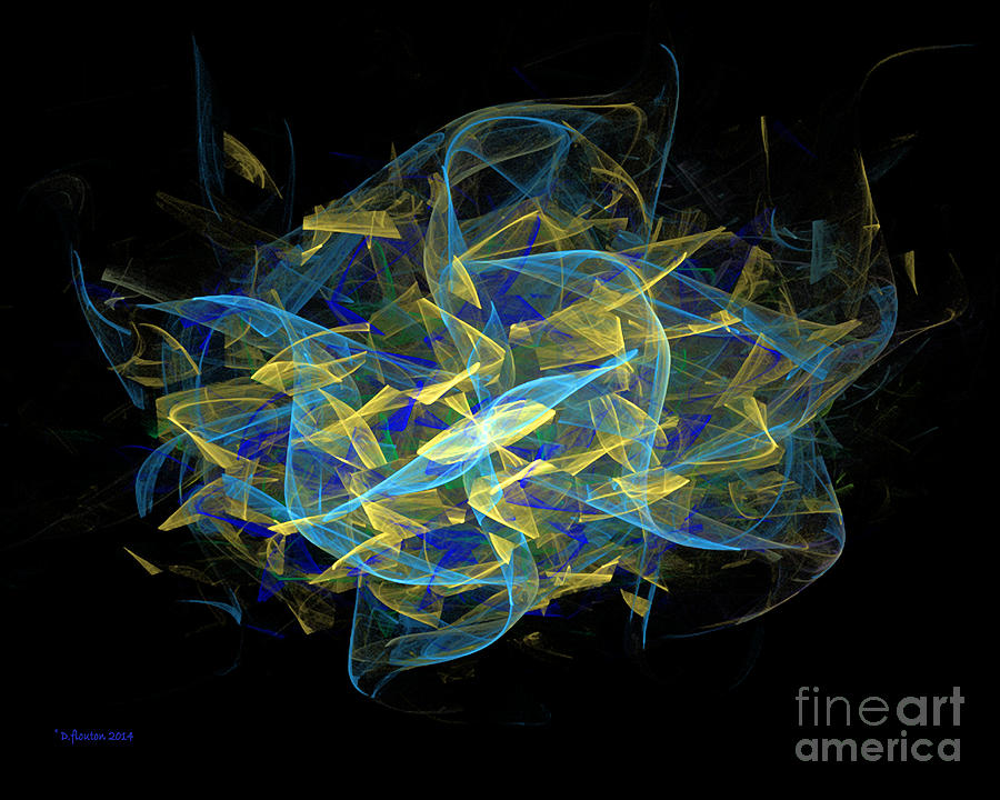 Dancing Ribbons 30 Digital Art by Dee Flouton