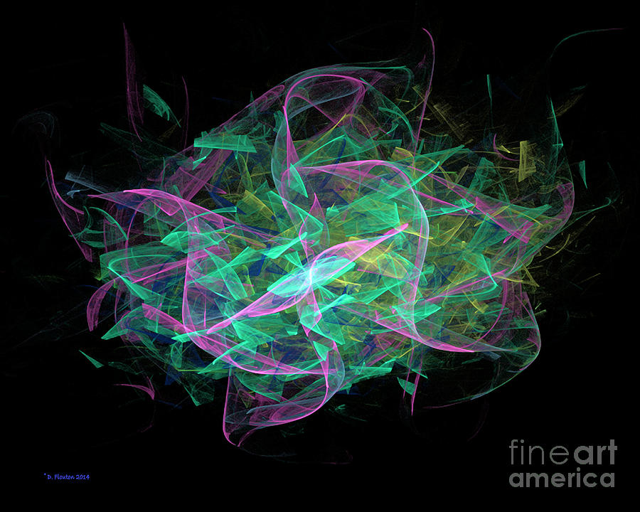 Dancing Ribbons 31 Digital Art by Dee Flouton
