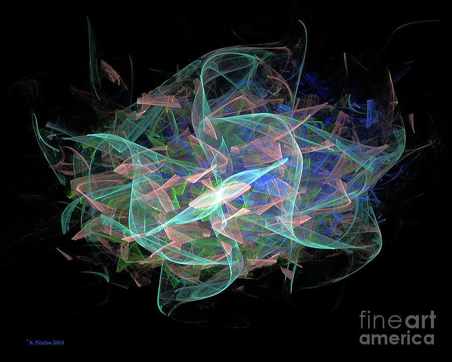 Dancing Ribbons 34 Digital Art by Dee Flouton