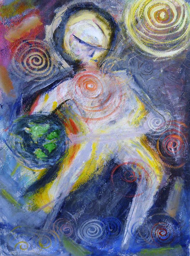 Dancing spirit of earth Painting by Kurt Fondriest - Fine Art America