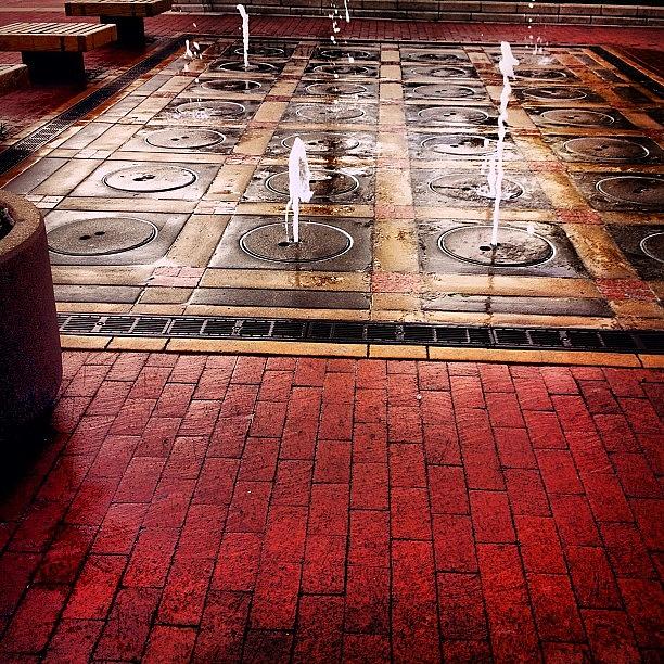 Holiday Photograph - Dancing Water On #pearlstreet #boulder by Anne Marie