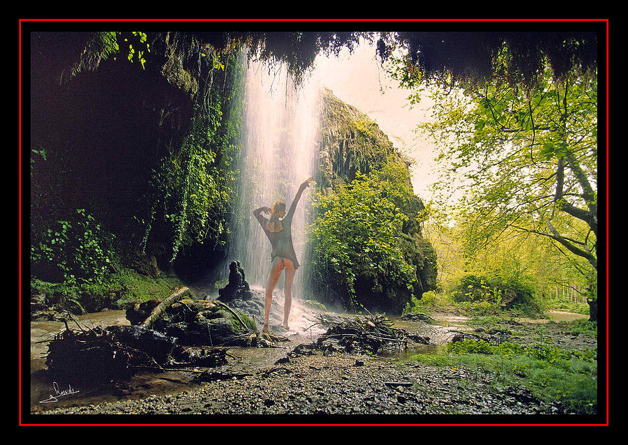 Dancing with waterfalls Photograph by George Rossidis