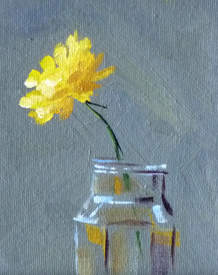 Dandelion Painting by Nancy Merkle