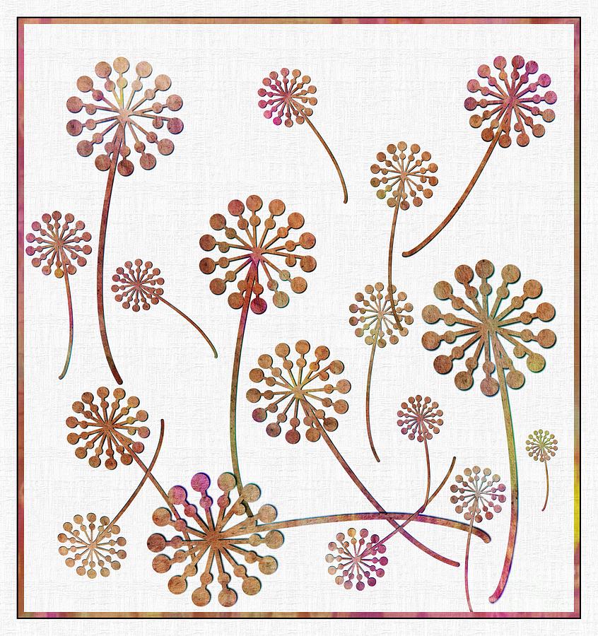 Dandelion Seeds  Digital Art by Barbara A Griffin