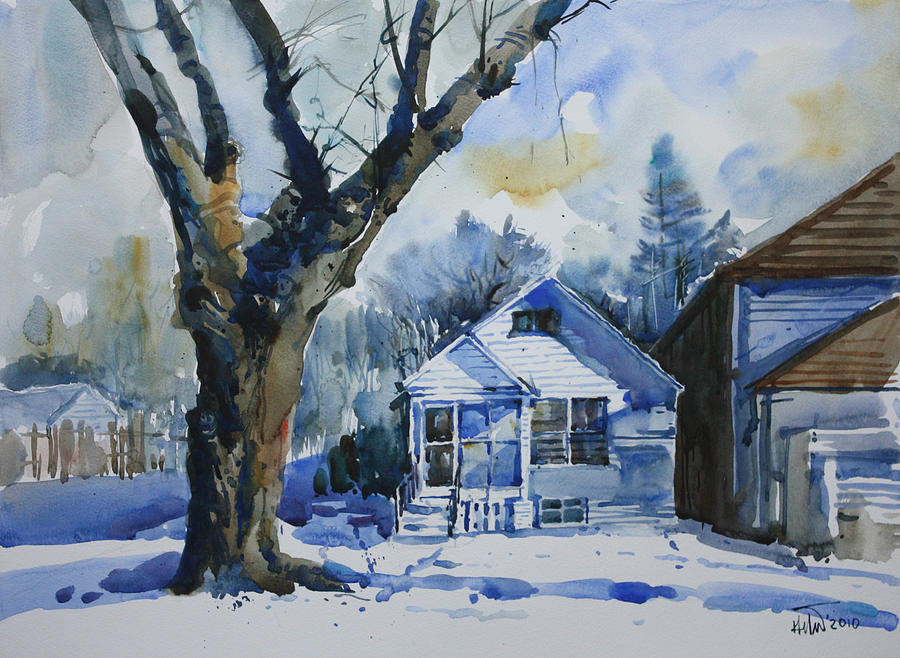 Winter Painting - Danforth_1 by Helal Uddin