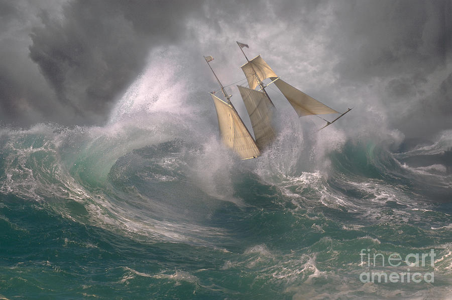 Boat Photograph - Danger At Sea by Ron Sanford