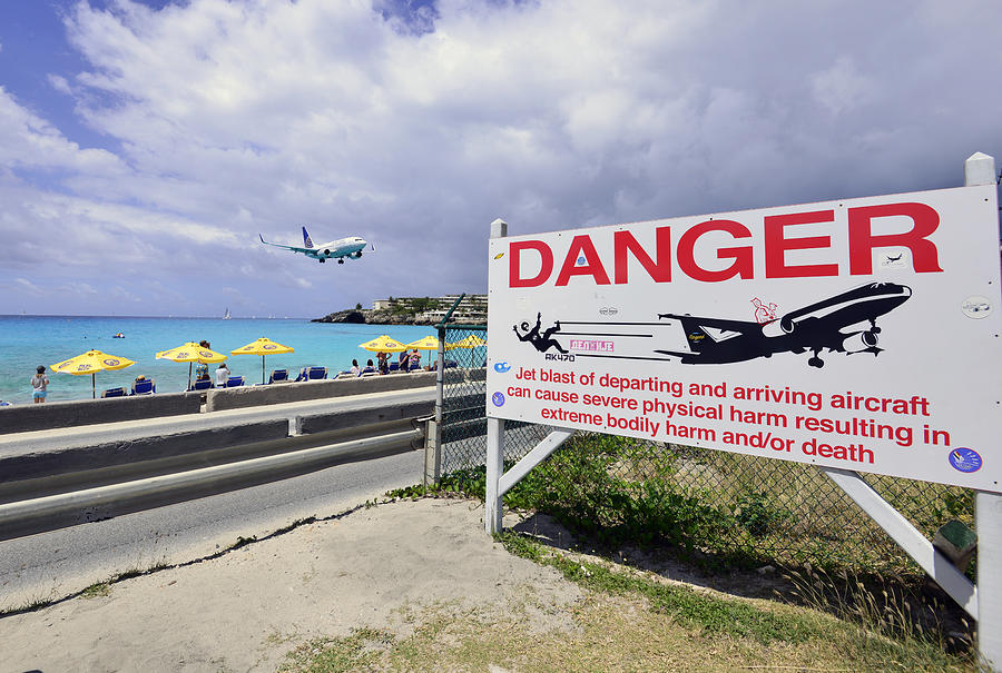 Danger Landing Aircraft Photograph by Matt Swinden