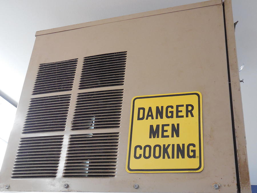 Danger Men Cooking Photograph by Diannah Lynch