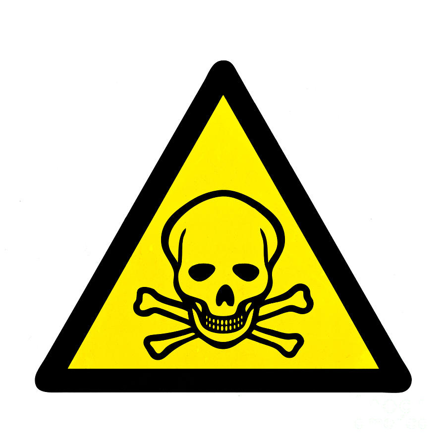 Danger To Life Skull And Crossbones Warning Sign Photograph by Stephan ...