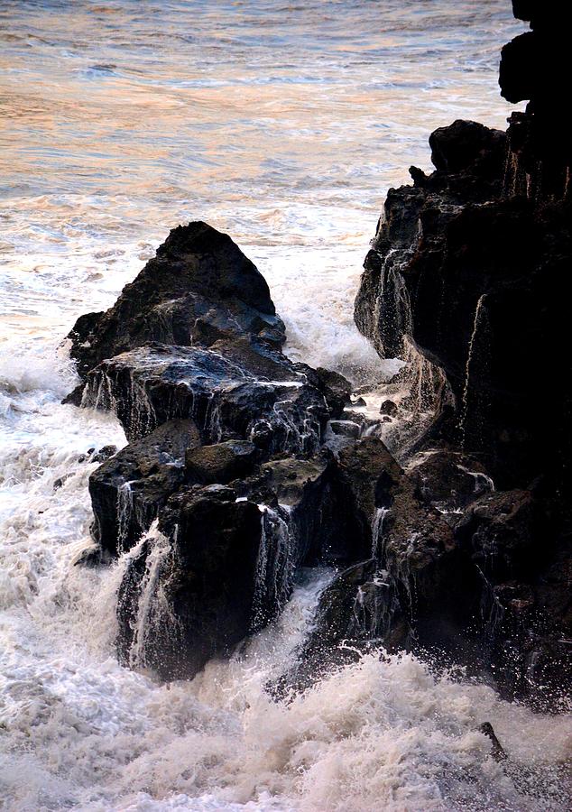 Dangerous Ocean Cliffs Photograph by Lori Seaman