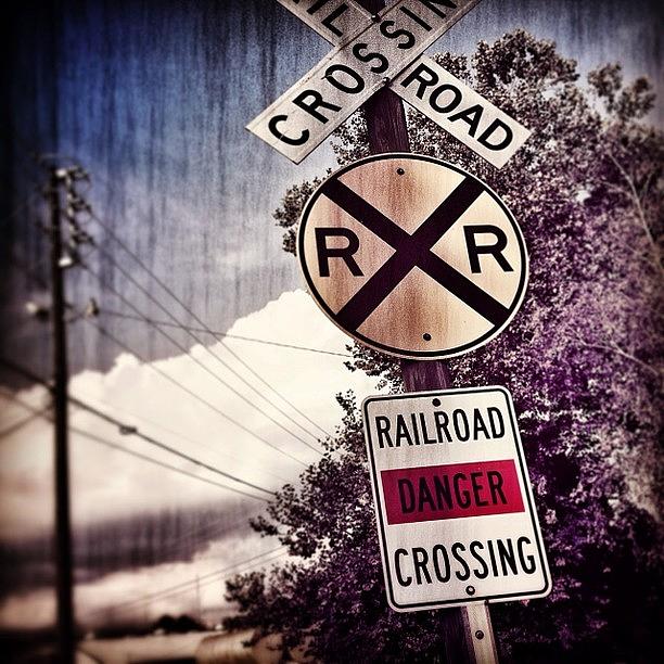 Dangerous Rr Crossing Photograph by Paul Cutright