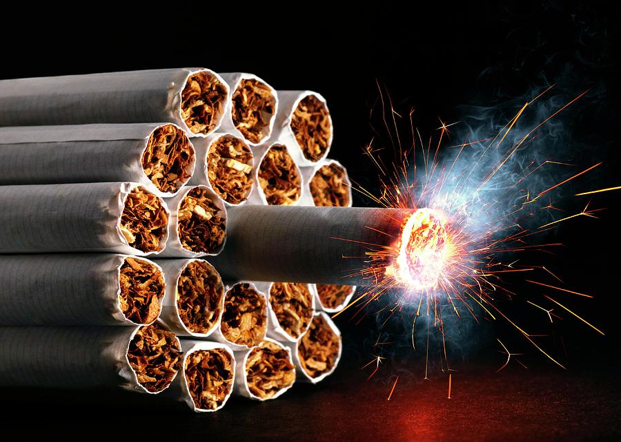 Dangers Of Smoking by Ktsdesign/science Photo Library