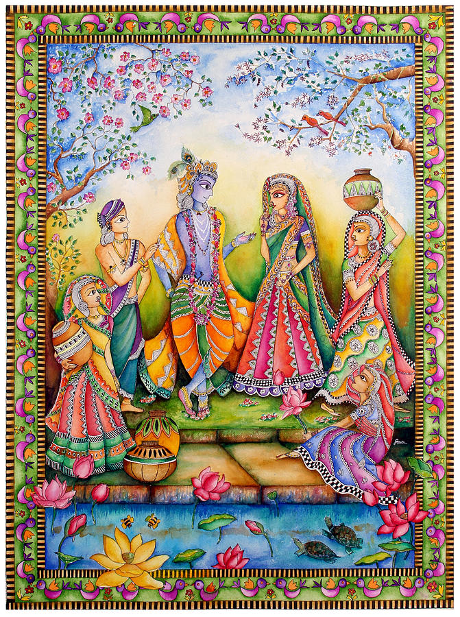 Pot Painting - Danghaati by Gaura Aggarwal