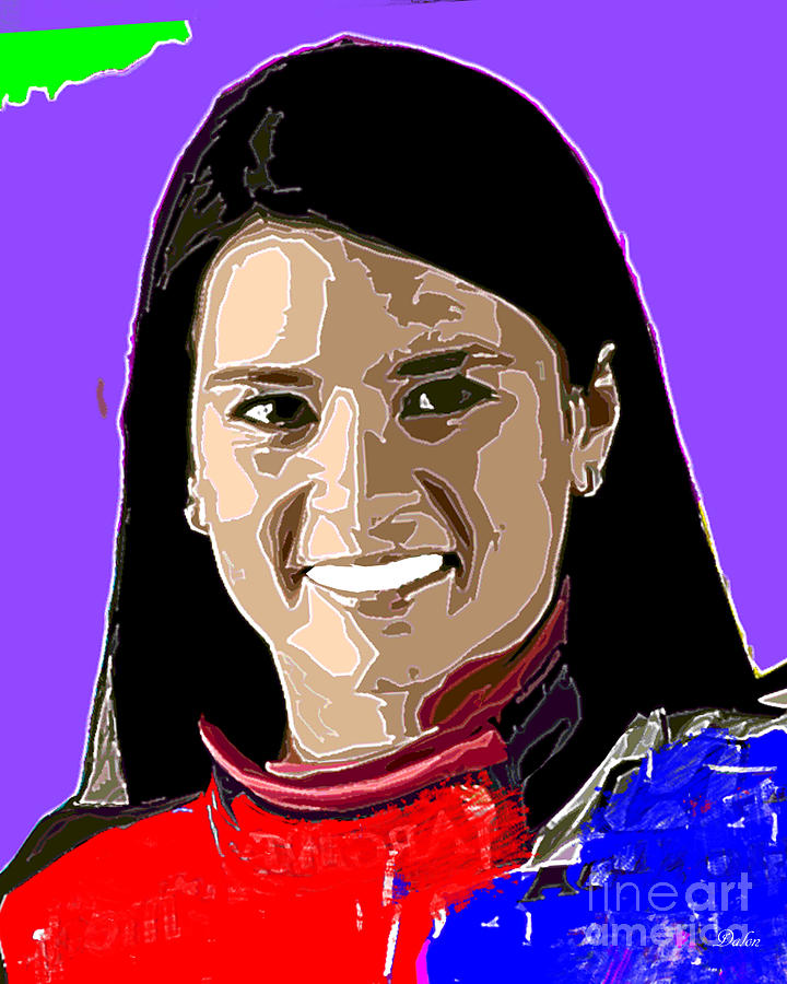 Danica Patrick Digital Art by Keith Ryan | Fine Art America