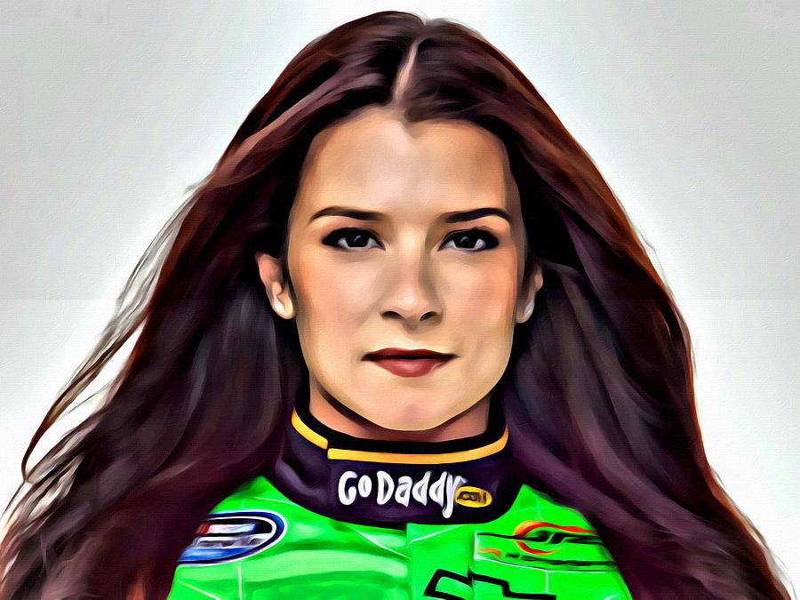Danica Patrick Painting by Florian Rodarte Danica Patrick Painting by Florian Rodarte