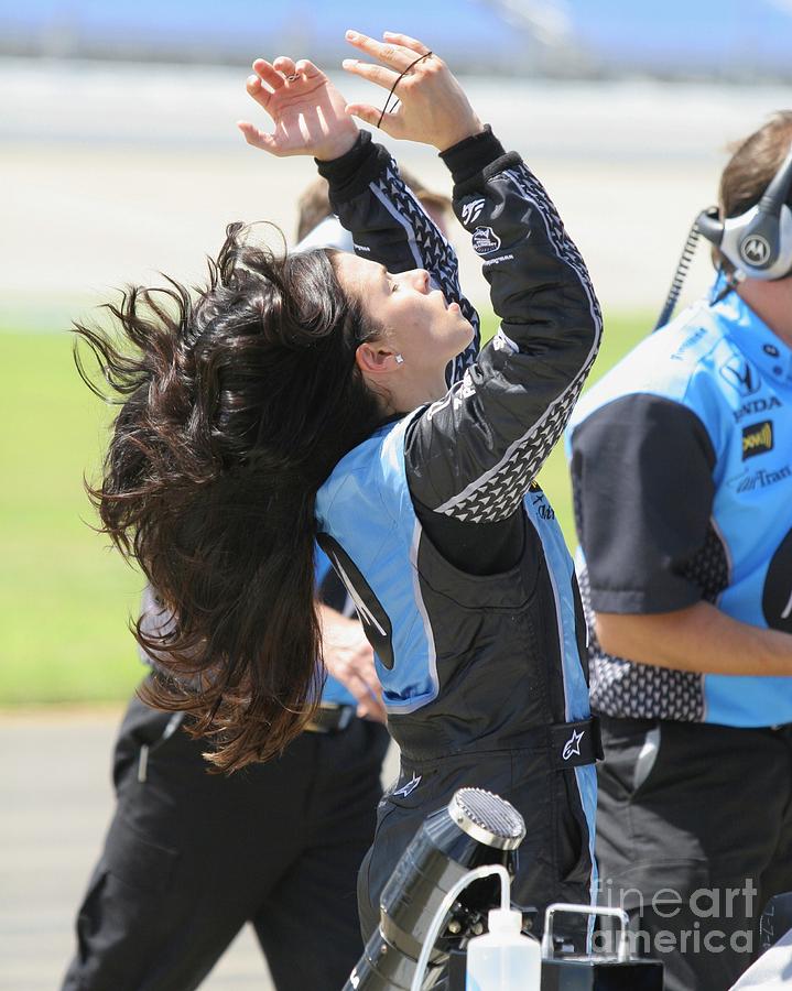 Danica Patrick Nashville Speedway End Of The Day  Photograph by Patrick Morgan