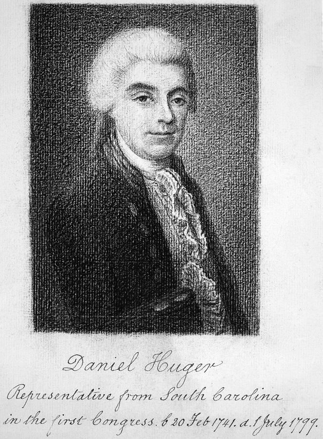 Portrait Drawing - Daniel Huger (1741-1799) by Granger