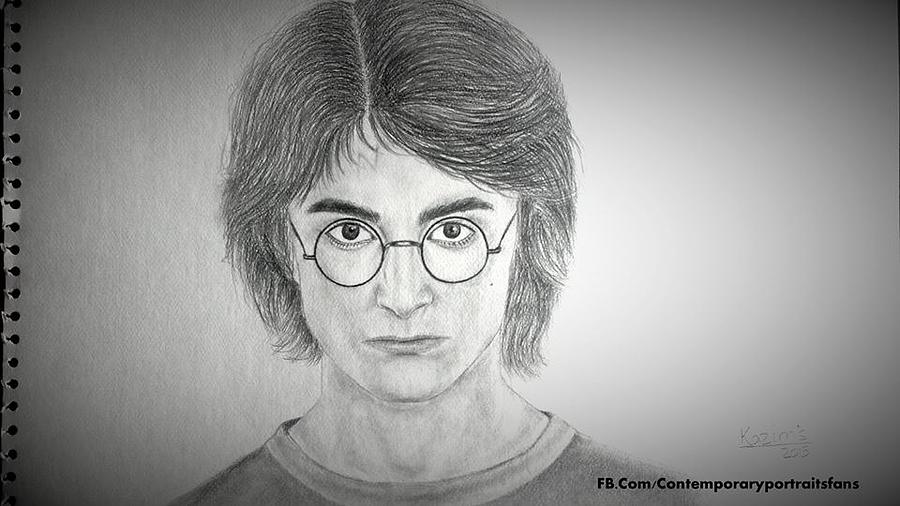 Daniel Radcliffe As Harry Potter Drawing By Kazim Askari 7238