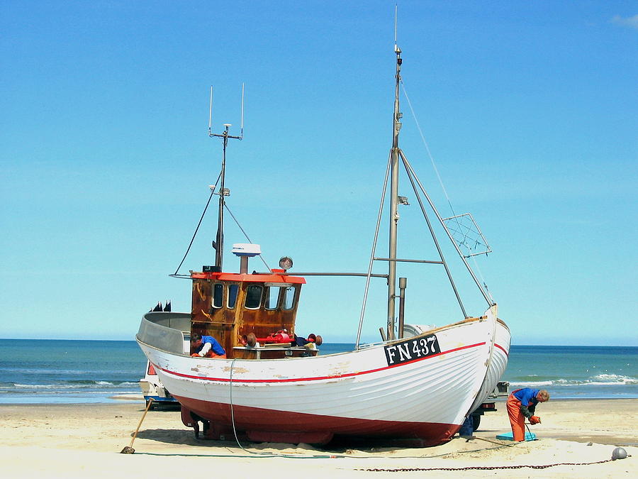 Danish Fishing Boat Photograph by Konni Jensen