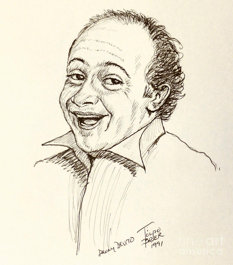 Danny Devito Drawing by Art By Ti Tolpo Bader