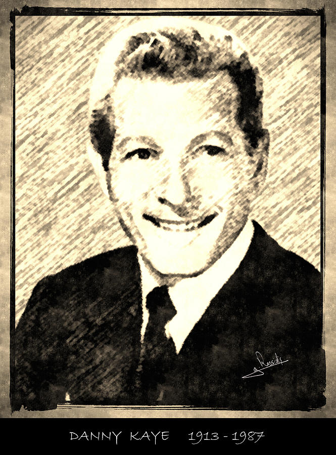 Danny Kaye Drawing by George Rossidis