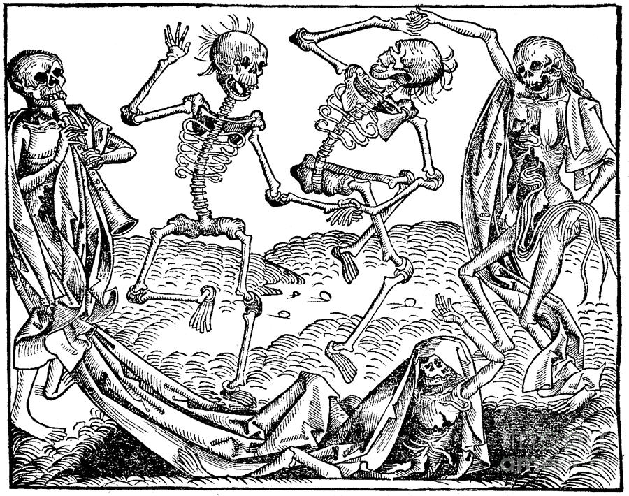 Halloween Photograph - Danse Macabre 1493 by Photo Researchers