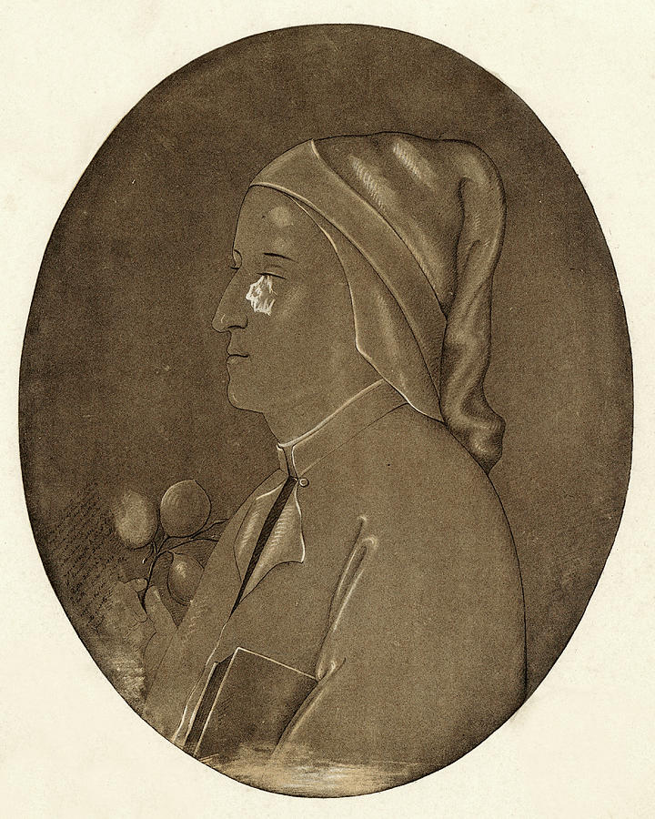 Dante Alighieri Italian Poet Drawing by Mary Evans Picture Library