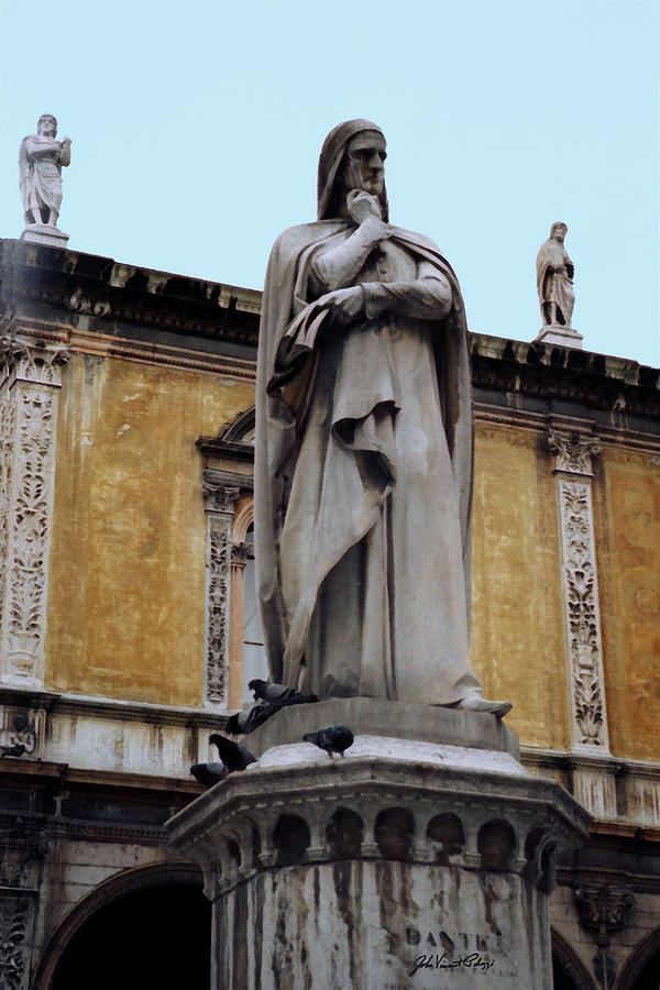 Dante in Milan Digital Art by John Vincent Palozzi