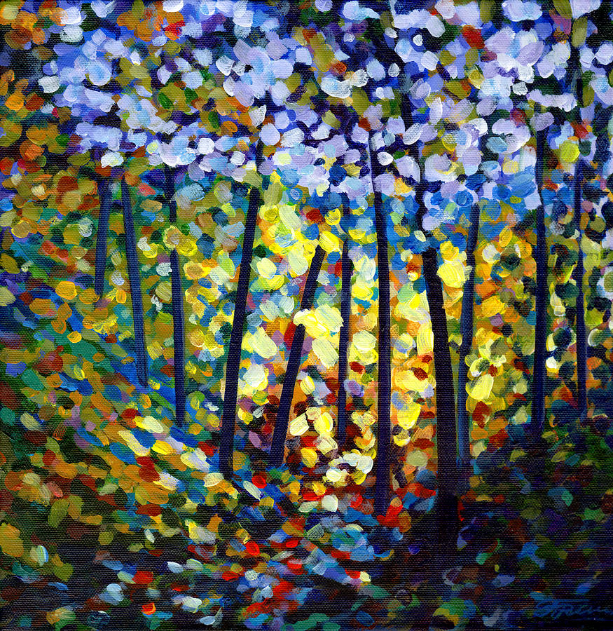 Dappled Light Painting by Tanya Filichkin