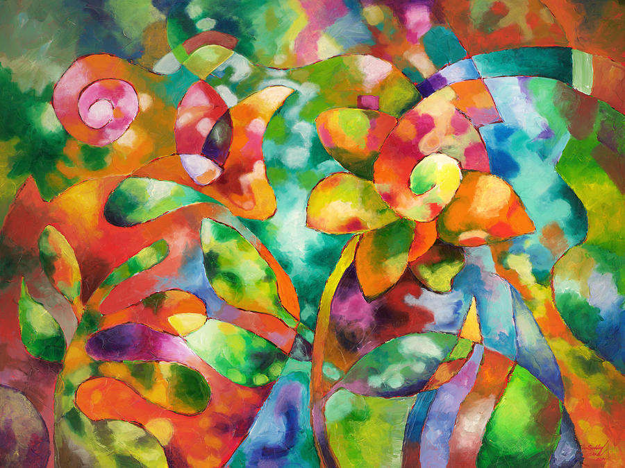 Dappled Painting by Sally Trace