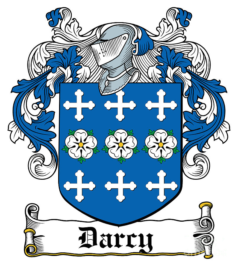 Darcy Coat of Arms I Irish Digital Art by Heraldry - Fine Art America