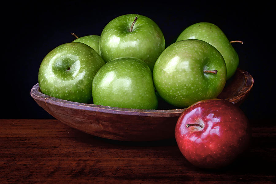 Apple Photograph - Dare to Be Different 4 by Nikolyn McDonald