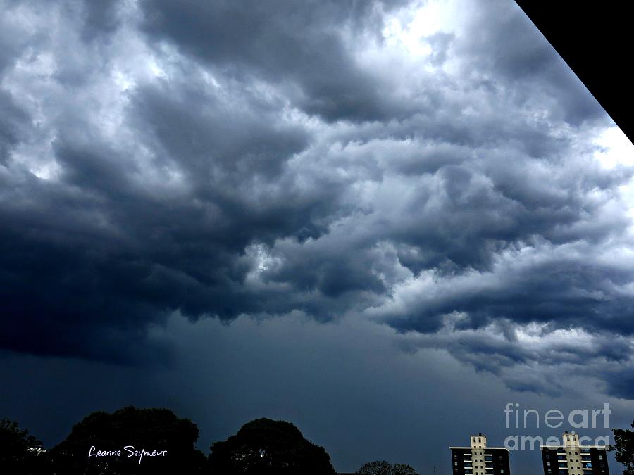 Dark And Looming Storm Clouds Photograph by Leanne Seymour