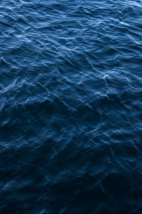 Dark-Blue Water Photograph by Rémy Salaün