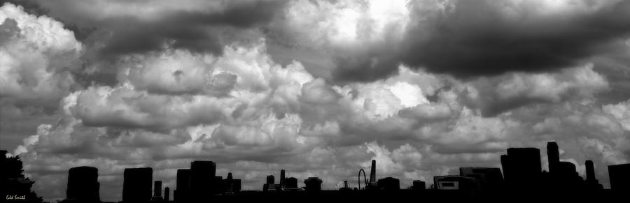 Dark City Skyline Photograph by Edward Smith