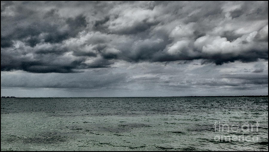 Dark Cloud Above Ocean Photograph by Ty Lee - Fine Art America