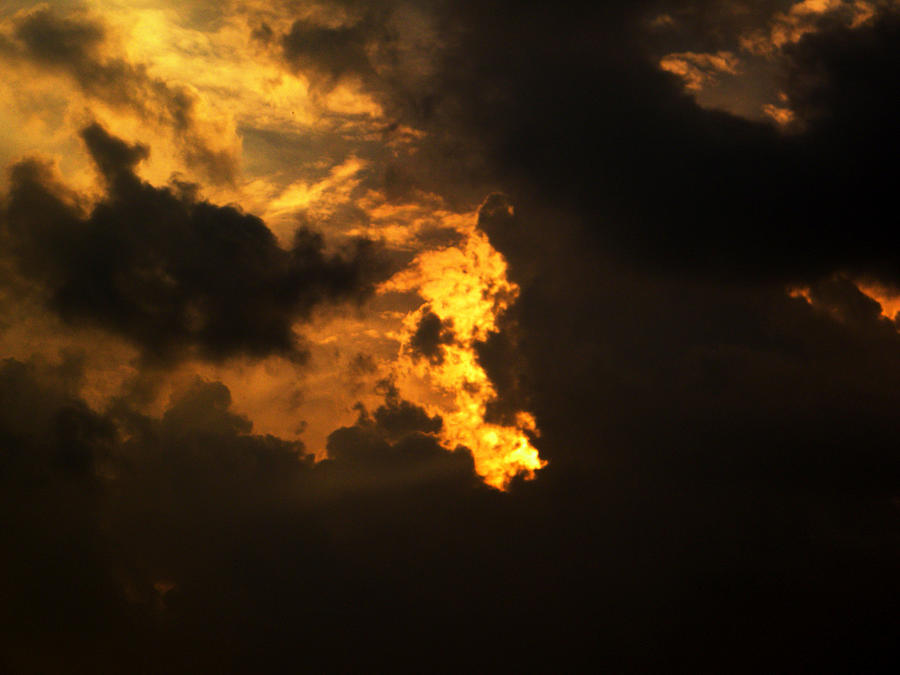 Dark Clouds Photograph by Atin Saha - Fine Art America