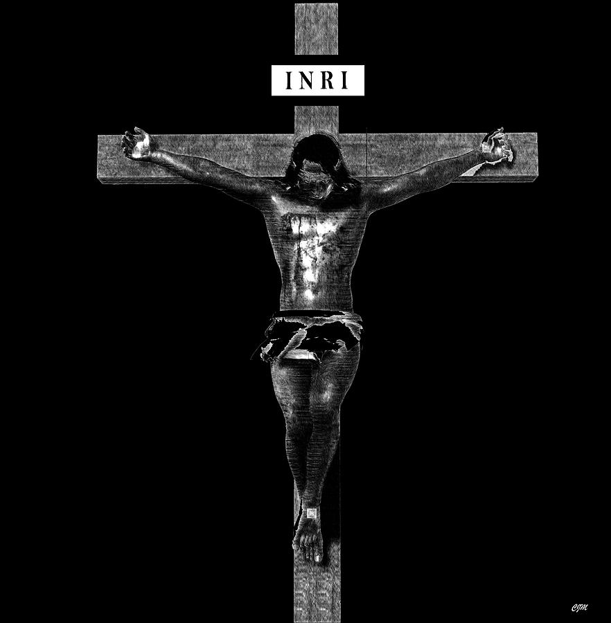 Dark Crucifix Digital Art by Calvin Mullins