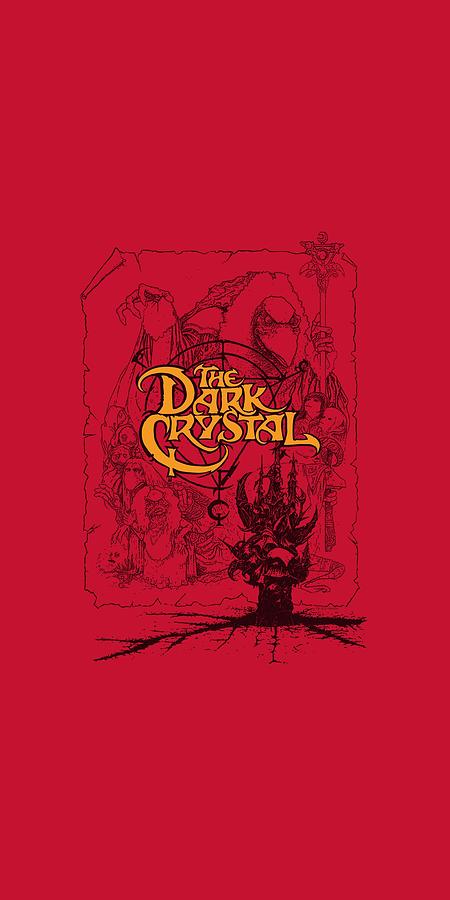 Fantasy Digital Art - Dark Crystal - Poster Lines by Brand A