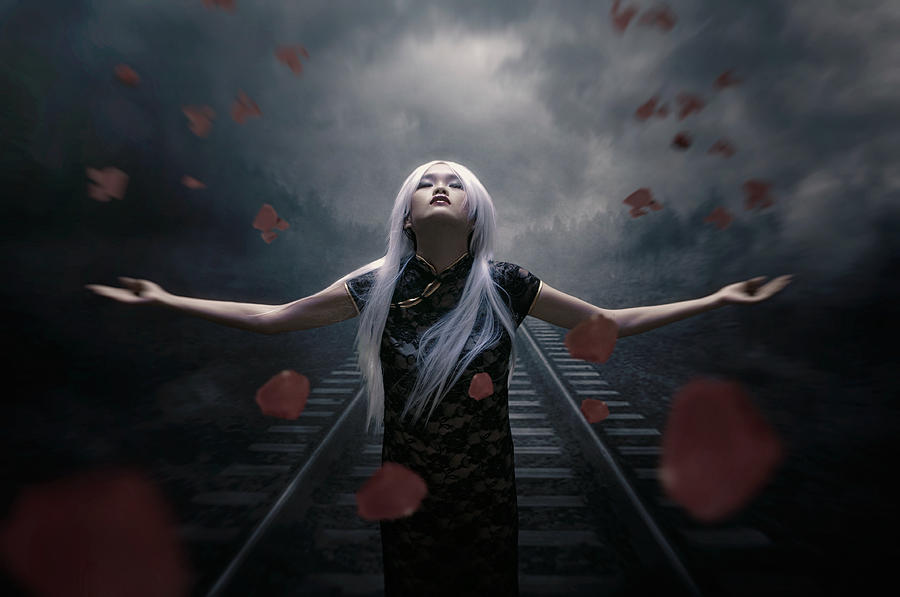 Dark Of Beauty Conceptual Photograph by Mohamad Mahir